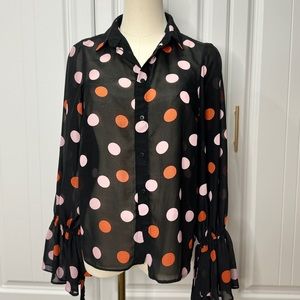 Polka dot blouse